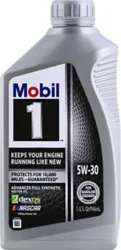Mobil 1 5w-30 Fully Synthetic Super Motor Oil - 1 Quart