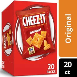 Cheez-It Cheese Crackers Original Baked Snack Crackers 20 Count - 20 Oz