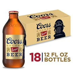 Coors Banquet Beer American Style Lager 5% Abv Bottles - 18-12 Fl. Oz.
