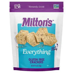 Milton's Craft Bakers Everything Gluten Free Crackers - 4.5 Oz