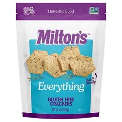 Milton's Craft Bakers Everything Gluten Free Crackers - 4.5 Oz