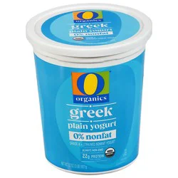 O Organics Greek Yogurt Plain - 32 Oz