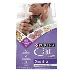 Purina Cat Chow Gentle Blend Of High Quality Proteins Dry Cat Food - 3.15 Lbs