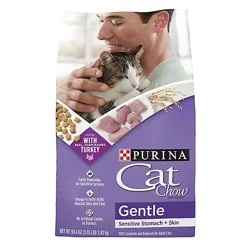 Purina Cat Chow Gentle Blend Of High Quality Proteins Dry Cat Food - 3.15 Lbs