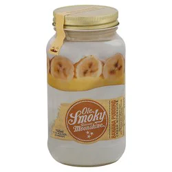 Ole Smoky Banana Pudding Cream Moonshine Flavored Whiskey - 750 Ml