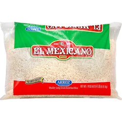 El Mexicano Arroz Enriched Long Grain Bag - 64 Oz