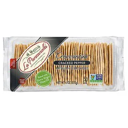 La Panzanella Croccantini Mini Black Pepper - 6 Oz