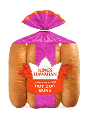 slide 1 of 1, King's Hawaiian Original Hawaiian Sweet Hot Dog Buns - 12 Oz, 12 oz