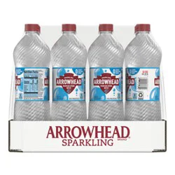Arrowhead Spring Water Mountain Sparkling Plain - 12 Count
