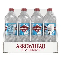 Arrowhead Spring Water Mountain Sparkling Plain - 12 Count