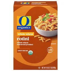 O Organics Macaroni Product Rotini 100 %whole Wheat - 16 Oz