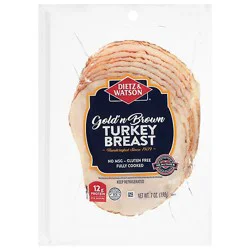 Dietz & Watson Gold N Brown Turkey Breast - 7 Oz
