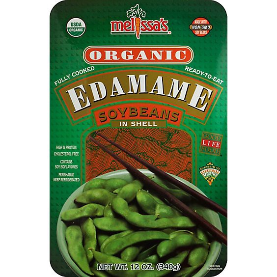 slide 1 of 4, Melissas Edamame In-Shell Organic - 12 Oz, 12 oz