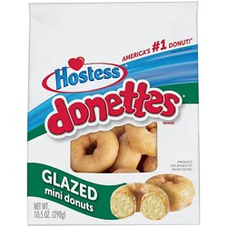Hostess Donette Glazed Mini Glazed Donuts - 10.5 Oz
