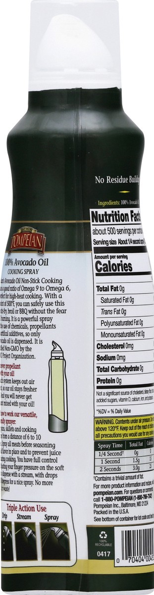 slide 4 of 11, Pompeian Avocado Oil Spray - 5 Fl. Oz., 5 fl oz