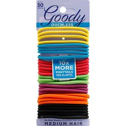 Goody Elastics Ouchless Thick 4mm Candy Coated - 30 Count