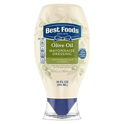 Best Foods Squeeze Mayonnaise Dressing With Olive Oil - 20 Oz