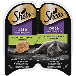 Sheba Perfect Portions Roasted Turkey Entree Adult Wet Cat Food Pate - 2.6 Oz