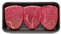 Usda Choice Beef Eye Of Round Steak Thin Cut Value Pack - 1.5 Lb