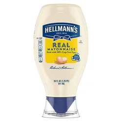 Hellmanns Mayonnaise Real Squeeze Bottle - 20 Oz