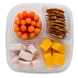 Readymeals Turkey & Cheese Quad Snack Pack - Each