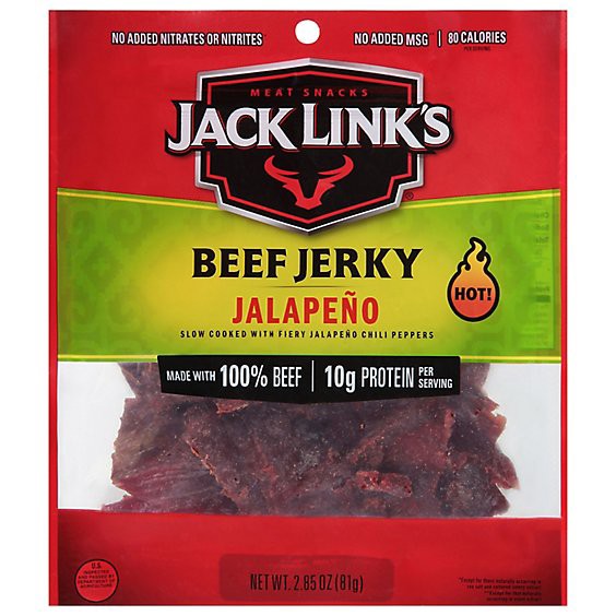 slide 1 of 7, Jack Links Beef Jerky Carne Seca Jalapeno - 2.85 Oz, 2.85 oz