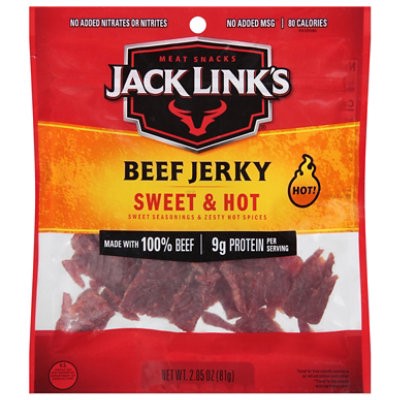 slide 1 of 8, Jack Links Beef Jerky Sweet & Hot - 2.85 Oz, 2.85 oz