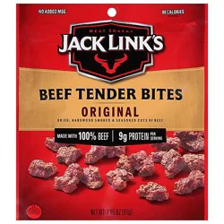 Jack Links Meat Snacks Tender Bites Original Beef Steak - 2.85 Oz