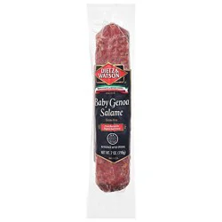 Dietz & Watson Salami Baby Genoa - 7 Oz