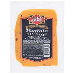 Dietz & Watson Cheese Cheddar Buffalo Hot Wing - 7.6 Oz