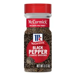 Mccormick Coarse Ground Black Pepper - 3.12 Oz