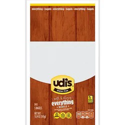 Udis Gluten Free Bagels Everything Inside - 14 Oz