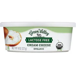 Green Valley Lactose Free Organic Cream Cheese Tub - 8 Oz