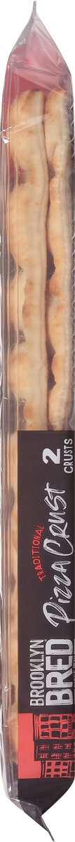 slide 12 of 12, Brooklyn Bred Pizza Crust Thin Traditional Lite 2 Count - 15 Oz, 15 oz