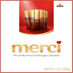 Merci Finest Assorted Chocolate Candy - 7.04 Oz