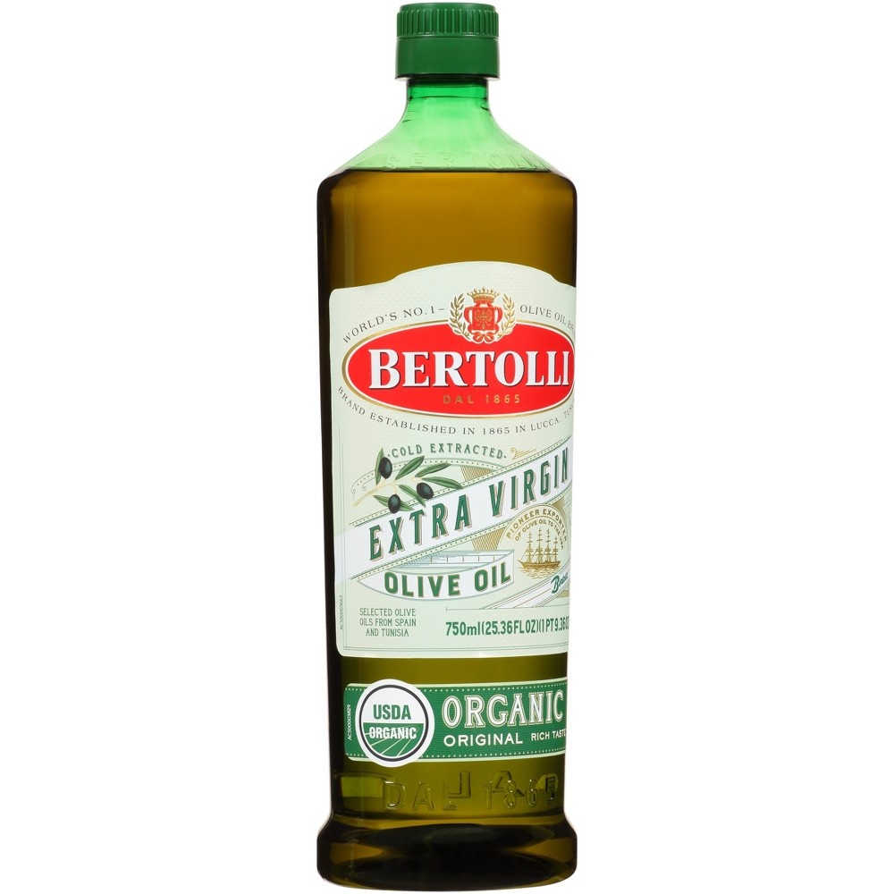 slide 4 of 4, Bertolli Organic Extra Virgin Olive Oil Rich Taste - 25.36oz, 25.5 oz