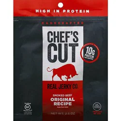 Chefs Cut Real Jerky Co. Real Steak Jerky Original Recipe - 2.5 Oz