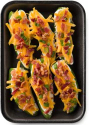 Fresh Cut Jalapenos Stuffed With Bacon - 10 Oz