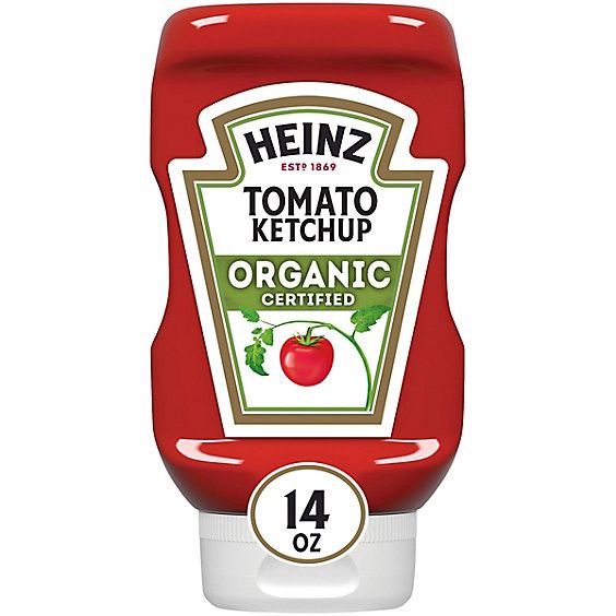 slide 1 of 1, Heinz Organic Tomato Ketchup Bottle - 14 Oz, 14 oz