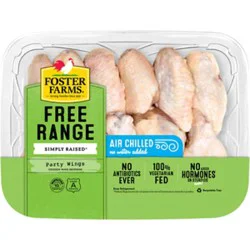 Foster Farms Simply Raised Chicken Wings - 1.25 Lb