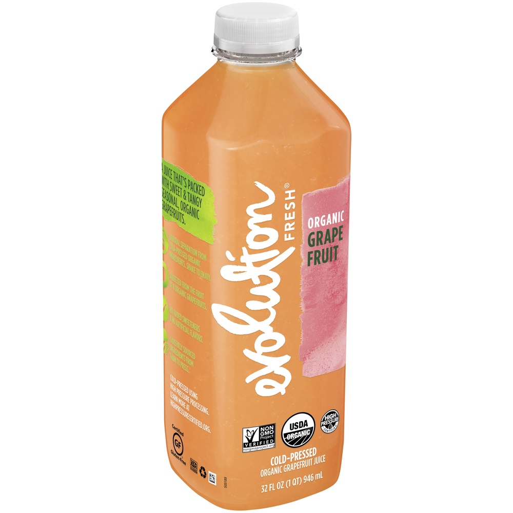 slide 2 of 6, Evolution Fresh Organic Grapefruit — Cold-Pressed Grapefruit Juice — No Added Sweeteners — 32 fl oz, 32 fl oz