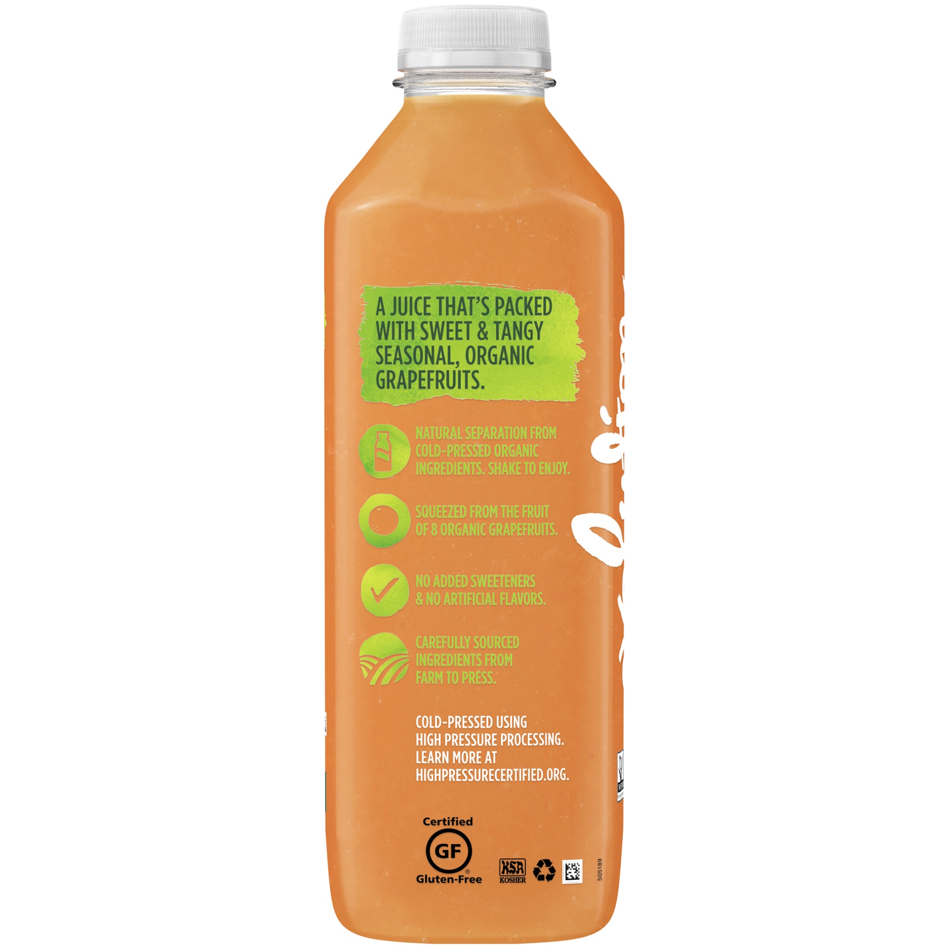 slide 4 of 6, Evolution Fresh Organic Grapefruit — Cold-Pressed Grapefruit Juice — No Added Sweeteners — 32 fl oz, 32 fl oz