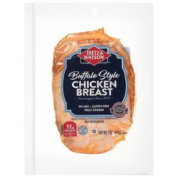 Dietz & Watson Chicken Breast Sliced Buffalo Style - 7 Oz