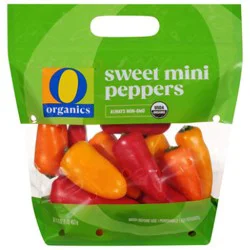 O Organics Mini Sweet Bell Peppers - 16 Oz