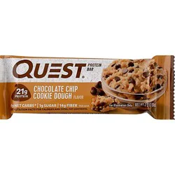 Quest Bar Protein Bar Gluten-Free Chocolate Chip Cookie Dough - 2.12 Oz