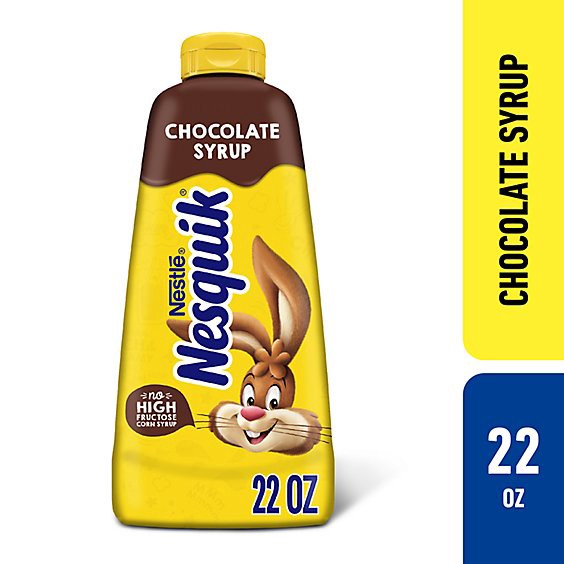 slide 1 of 1, Nesquick Chocolate Flavored Syrup Chocolate Syrup For Milk Or Ice Cream - 22 Oz, 22 oz