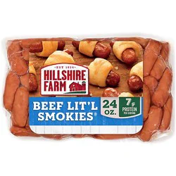 Hillshire Farm Beef Litl Smokies Smoked Sausage - 24 Oz