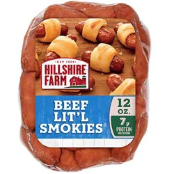 Hillshire Farm Beef Litl Smokies Smoked Sausage - 12 Oz