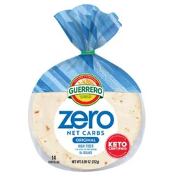 Guerrero Zero Net Carbs Original Tortillas Street Taco Size - 14 Pack