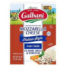 Galbani Part Skim Mozzarella Cheese - 16 Oz